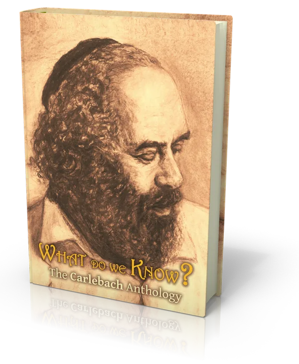 עטיפת הספר What Do We Know? The Carlebach Anthology