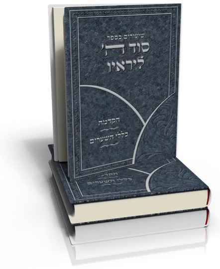 עטיפת הספר שיעורים בסוד ה'